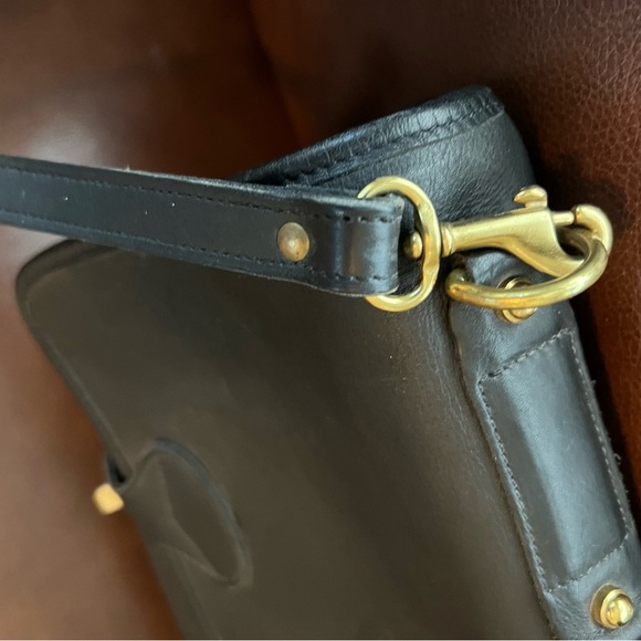 Jack Georges Classic Black Leather Briefcase - Picture 6 of 16